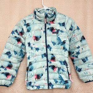 Girls' Patagonia Down Puffer Jacket Multi - XL 14